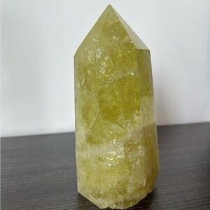 Heat-Treated Citrine Crystal Tower